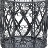 Portacandele Hayat nero 15cm - KARE