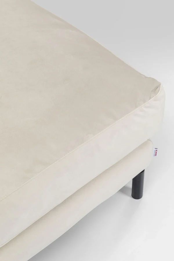 Pouf poggiapiedi "Discovery" 102x102cm crema - KARE