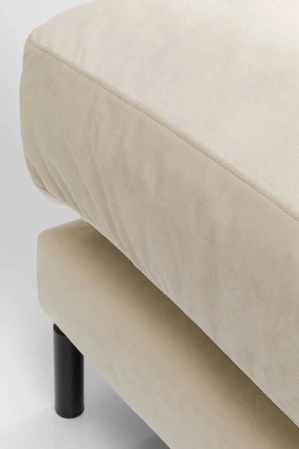 Pouf poggiapiedi "Discovery" 102x102cm crema - KARE