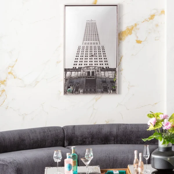 Quadro con cornice Empire State Mirror 77x130cm - KARE