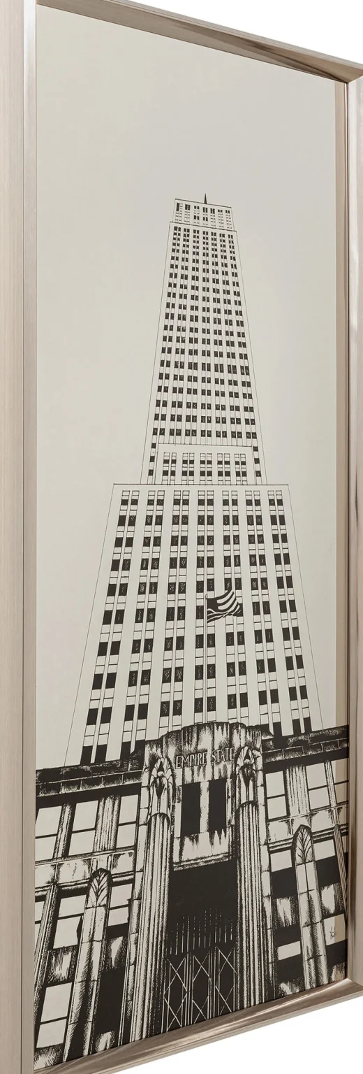 Quadro con cornice Empire State Mirror 77x130cm - KARE