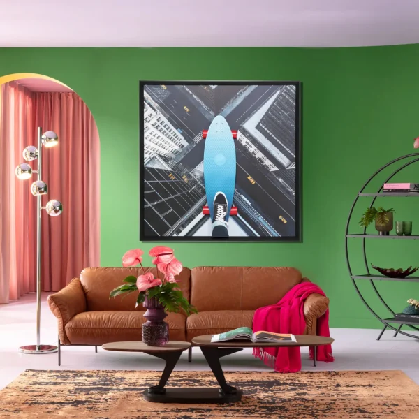 Quadro con cornice Skyline Skater 149x149cm - KARE
