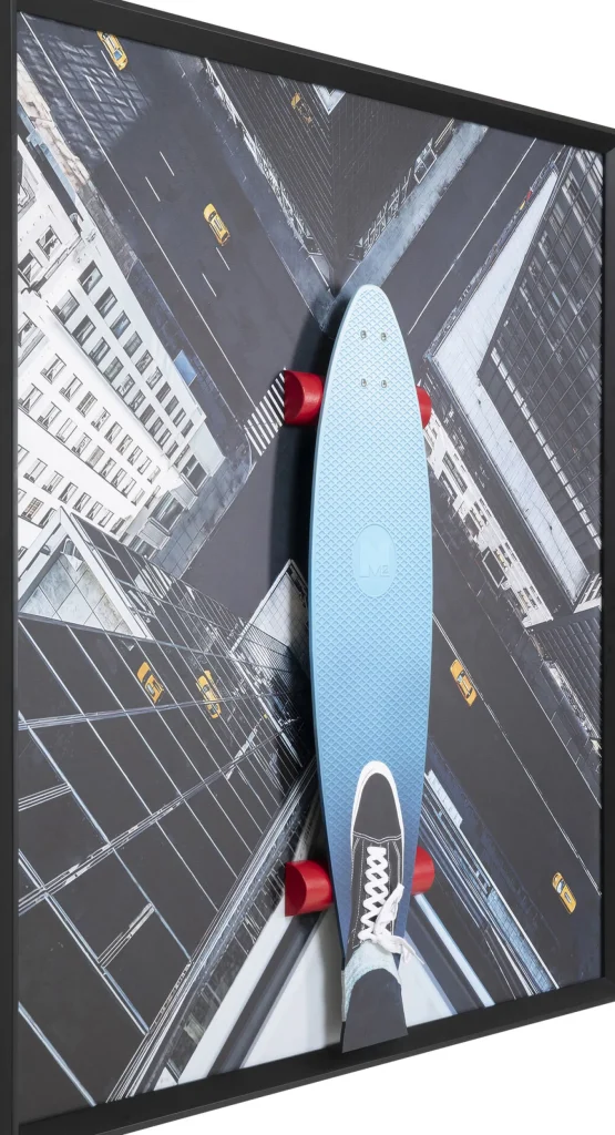 Quadro con cornice Skyline Skater 149x149cm - KARE