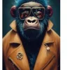 Quadro in vetro Fashion Gorilla 60x80cm - KARE