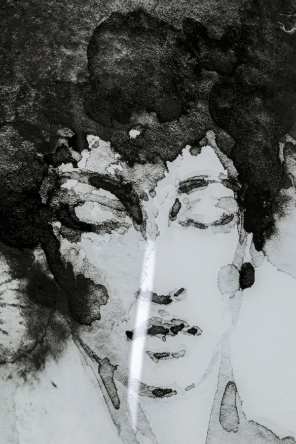 Quadro in vetro Smokey Hair 100x150cm - KARE