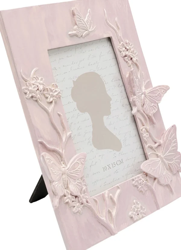 Quadro incorniciato Butterfly rosa 10x15cm - KARE