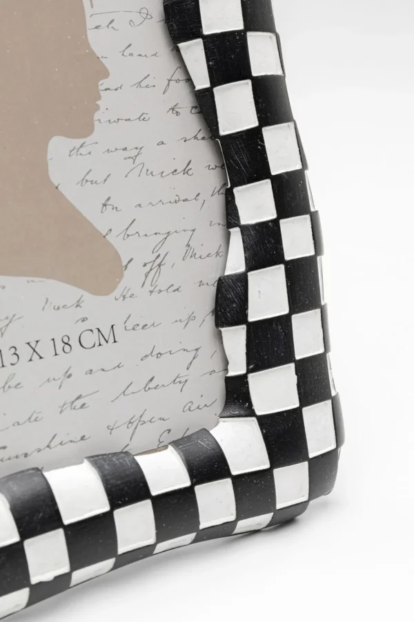 Quadro incorniciato Checker nero 13x18cm - KARE
