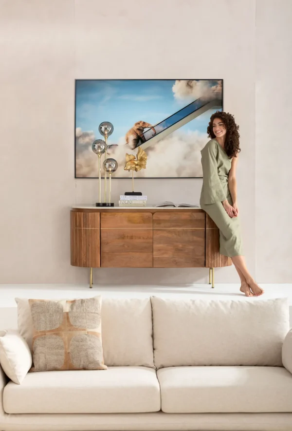 Quadro incorniciato Elephant In The Sky 150x100cm - KARE
