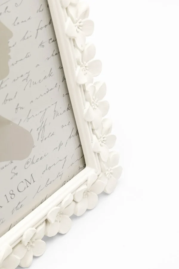 Quadro incorniciato Flores bianco 13x18cm - KARE