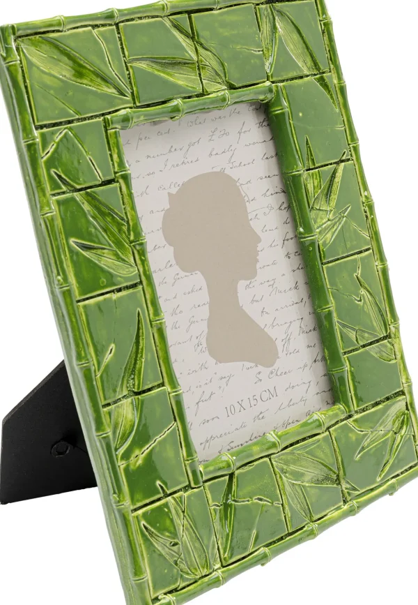 Quadro incorniciato Leaf verde 10x15cm - KARE