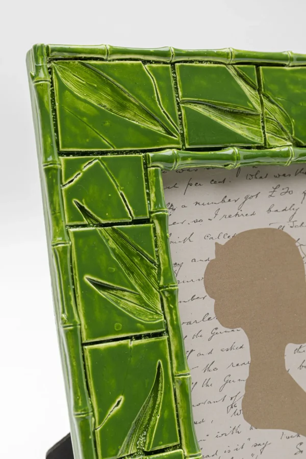 Quadro incorniciato Leaf verde 10x15cm - KARE