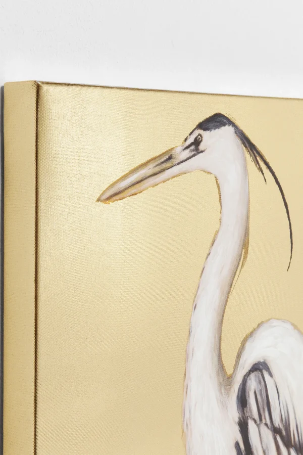 QUADRO RITOCCATO DI OLIO HERON LEFT 70X50CM - KARE