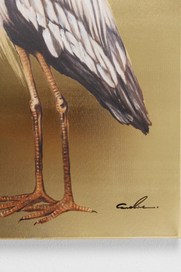 QUADRO RITOCCATO DI OLIO HERON LEFT 70X50CM - KARE