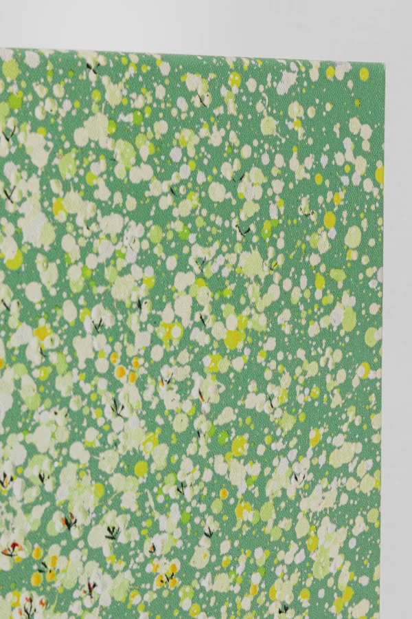 Quadro su tela Flower Boat Verde Giallo 80x100cm - KARE
