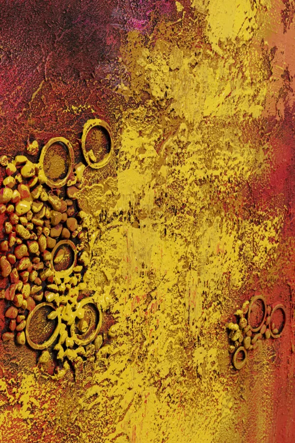 Quadro su tela Jardin rosso 125x215cm - KARE
