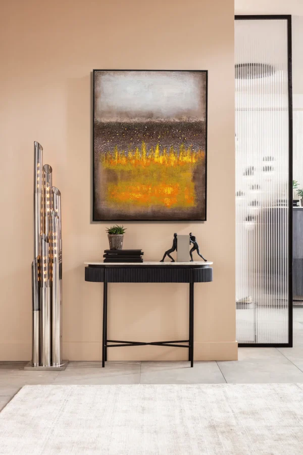 Quadro su tela Vista giallo 90x120cm - KARE