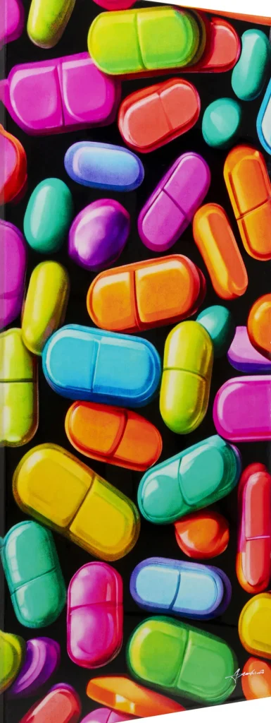 Quadro tela Pastilla Colore 70x140cm - KARE