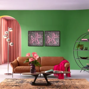 Quadro vetro Balloon Dog LED 80x60cm - KARE
