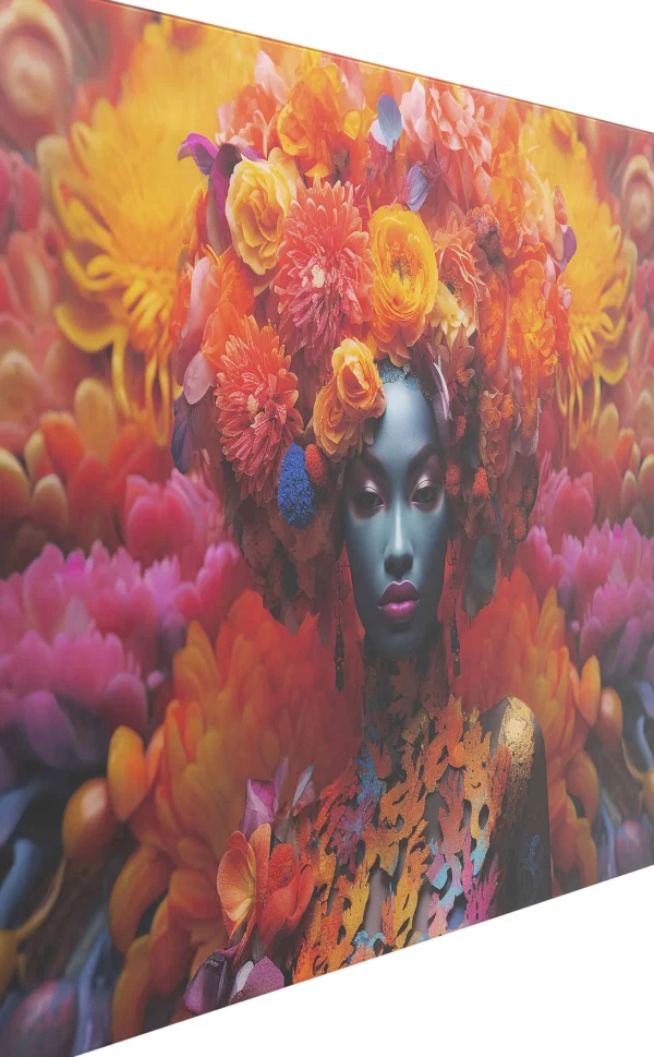 Quadro vetro Flowers Dream Women 80x120cm - KARE