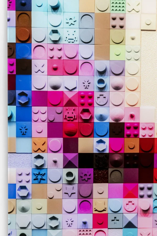 Quadro vetro Pixel Face 120x80cm - KARE