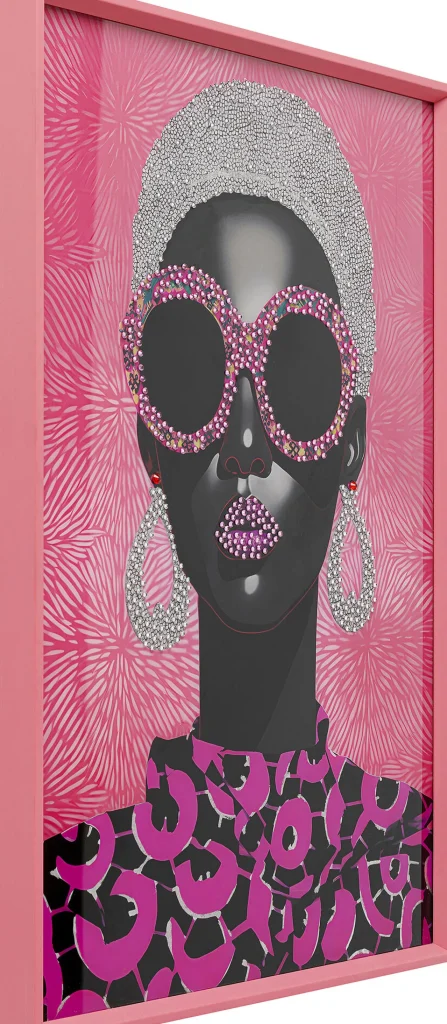 Quadro vetro Swinging Sixties 75x115cm - KARE