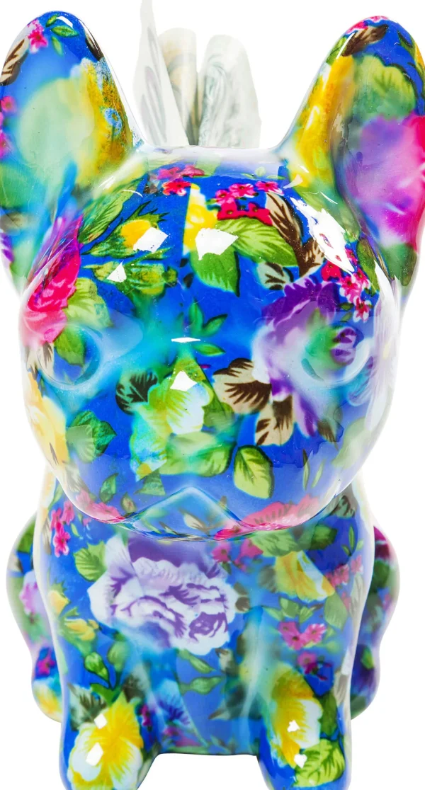 Salvadanaio Dog Fiore 12cm assortiti (4 pezzi) - KARE