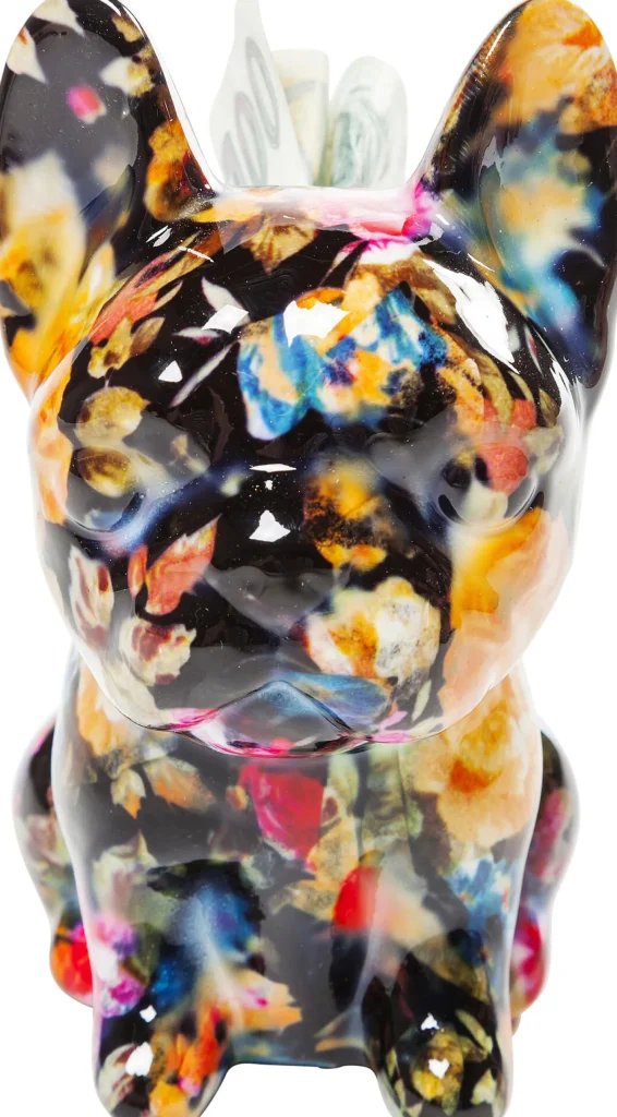Salvadanaio Dog Fiore 12cm assortiti (4 pezzi) - KARE
