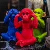 SALVADANAIO MONKEY KIKAZARU ROSSO - KARE