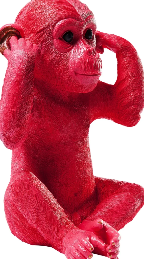 SALVADANAIO MONKEY KIKAZARU ROSSO - KARE