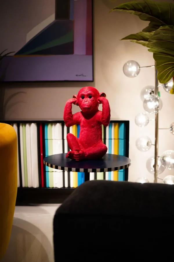 SALVADANAIO MONKEY KIKAZARU ROSSO - KARE