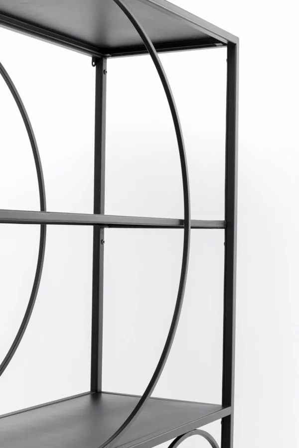 Scaffale Circle nero 100x200cm - KARE