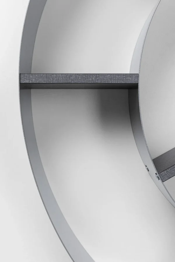Scaffale da parete Snail argento-grigio - KARE