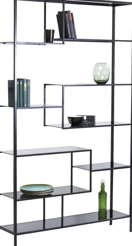 SCAFFALE LOFT NERO 195X115 - KARE