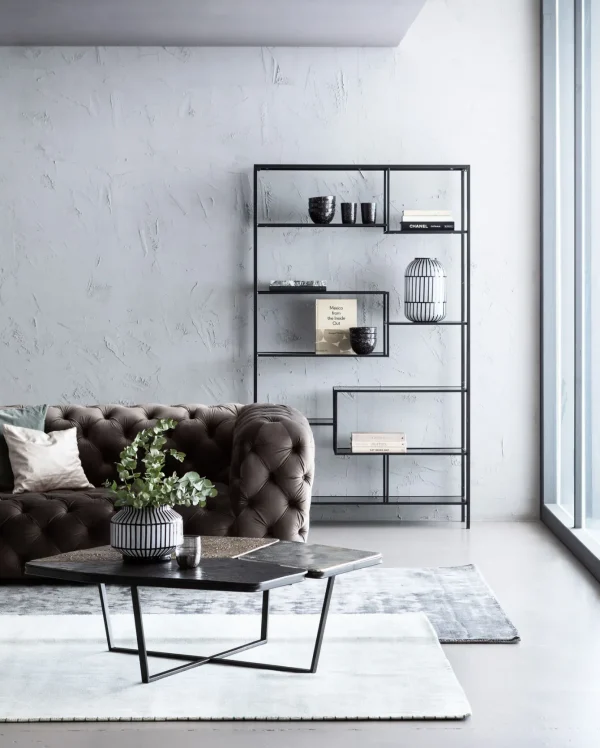 SCAFFALE LOFT NERO 195X115 - KARE
