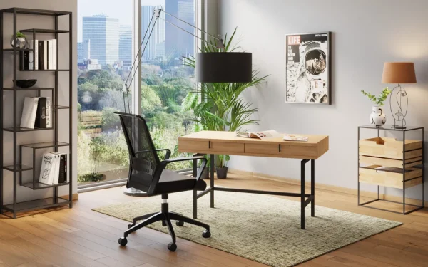 Scaffale Loft nero 60x195cm - KARE