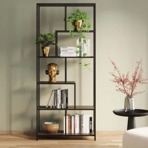 Scaffale Loftie nero 77x185cm - KARE