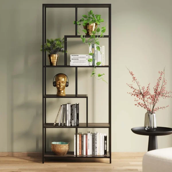 Scaffale Loftie nero 77x185cm - KARE