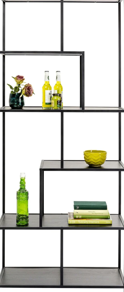 Scaffale Loftie nero 77x185cm - KARE