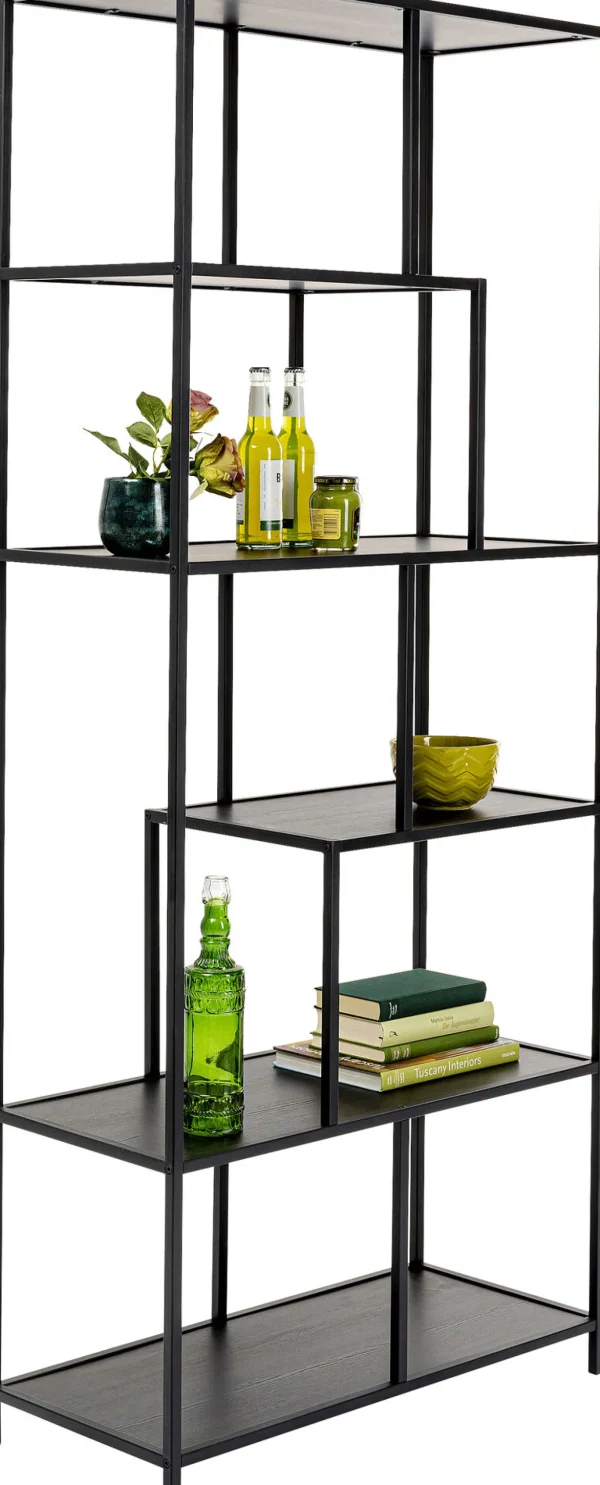 Scaffale Loftie nero 77x185cm - KARE