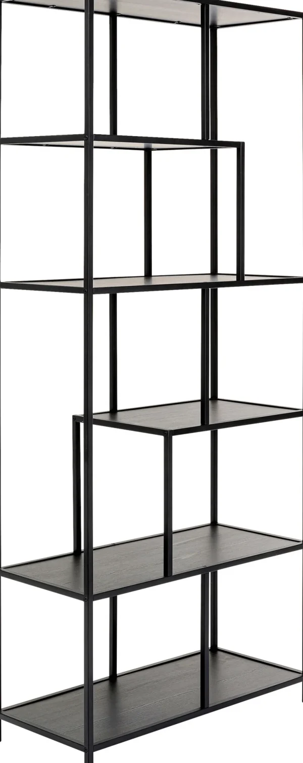 Scaffale Loftie nero 77x185cm - KARE