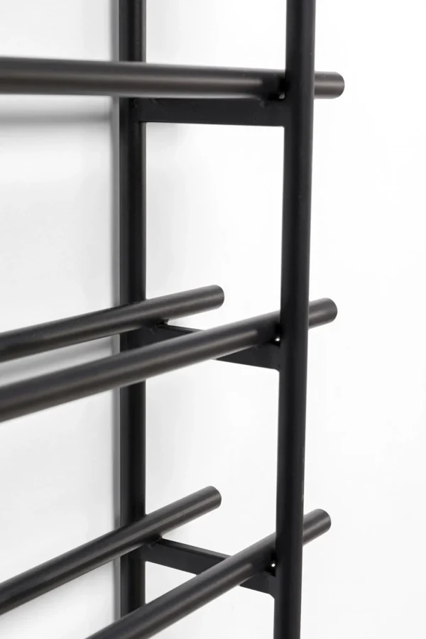 Scaffale portabottiglie Cape Town nero 45x136cm - KARE