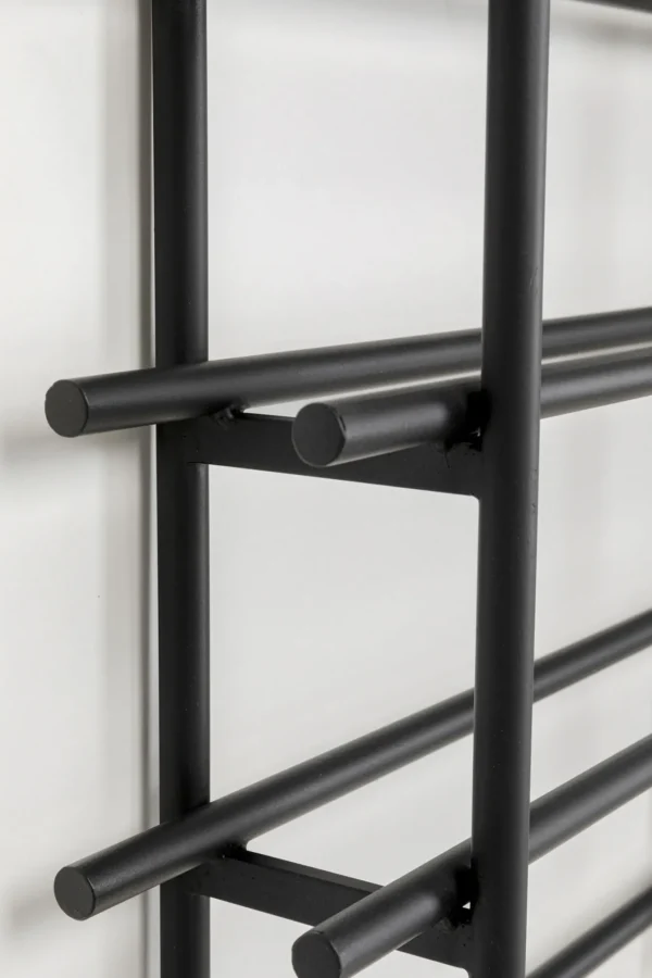 Scaffale portabottiglie Cape Town nero 45x68cm - KARE