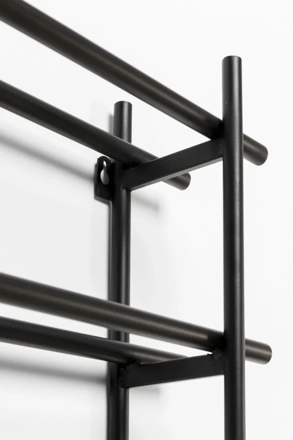 Scaffale portabottiglie Cape Town nero 80x34cm - KARE