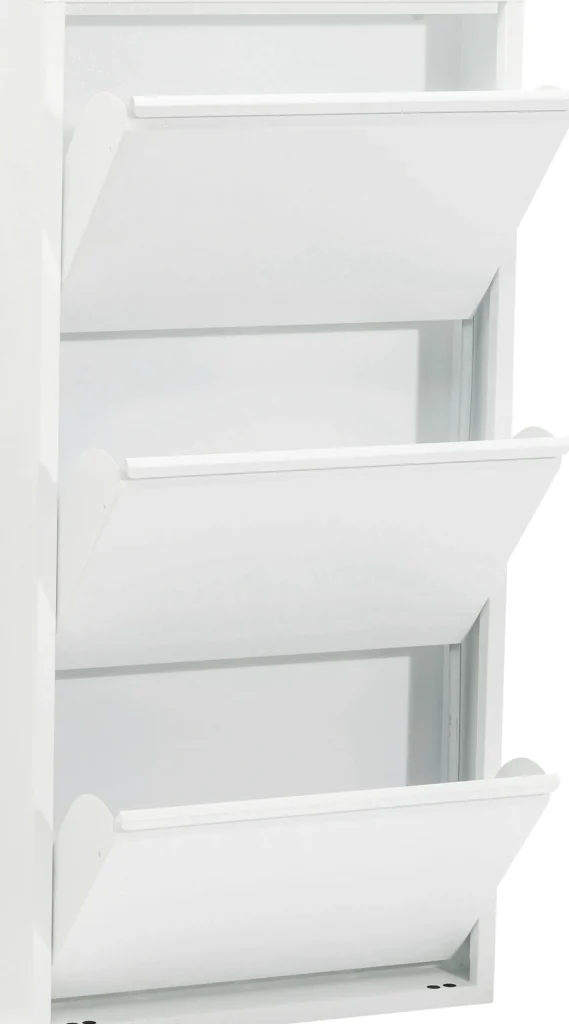 Scarpiera Caruso 3 Bianco (MAILORDER) - KARE