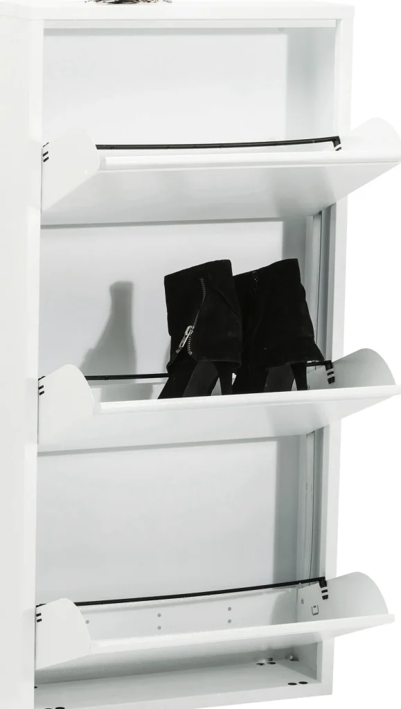 Scarpiera Caruso 3 Bianco (MAILORDER) - KARE