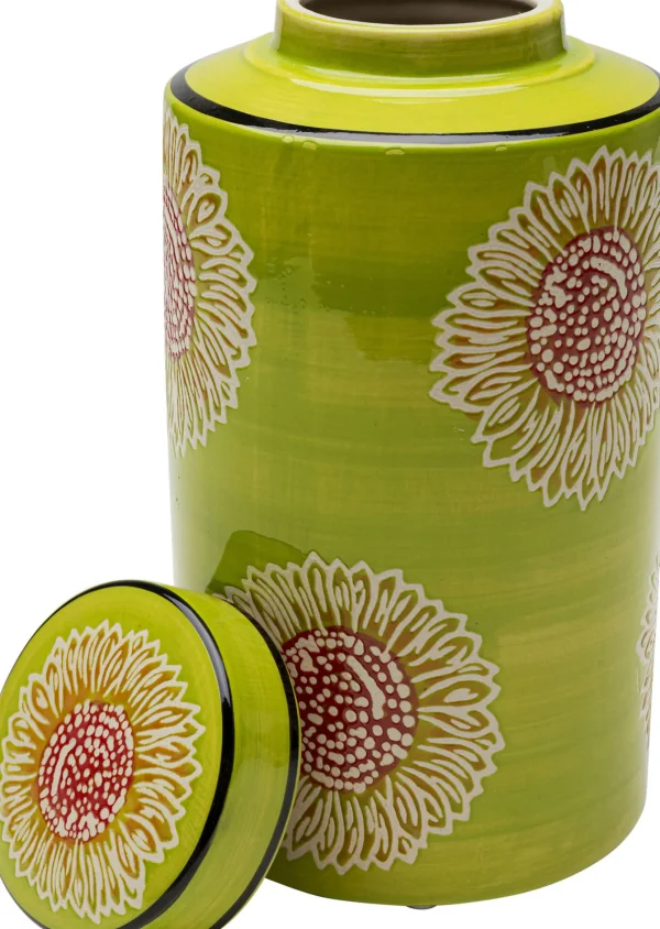 Scatola deco Big Bloom verde 27cm - KARE