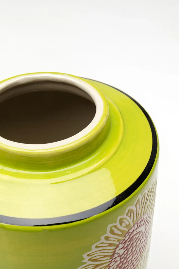 Scatola deco Big Bloom verde 27cm - KARE