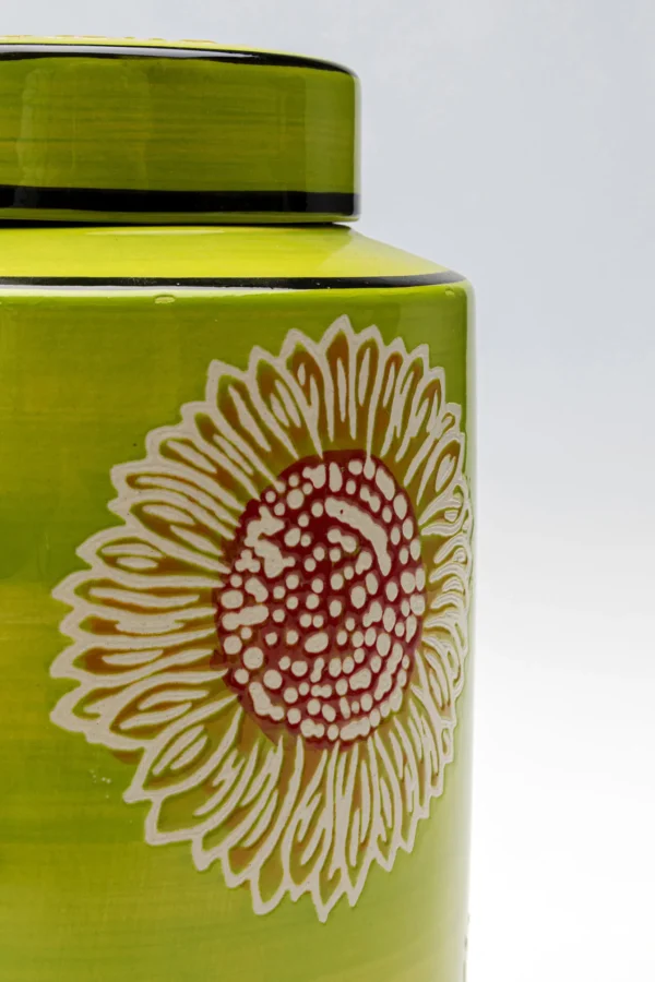 Scatola deco Big Bloom verde 27cm - KARE