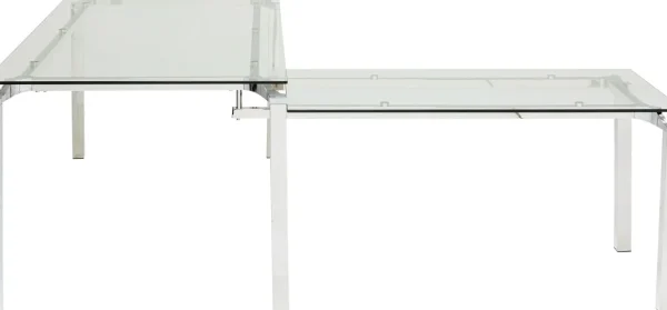 Scrivania D'angolo Lorenco Cromato 210x180cm - KARE