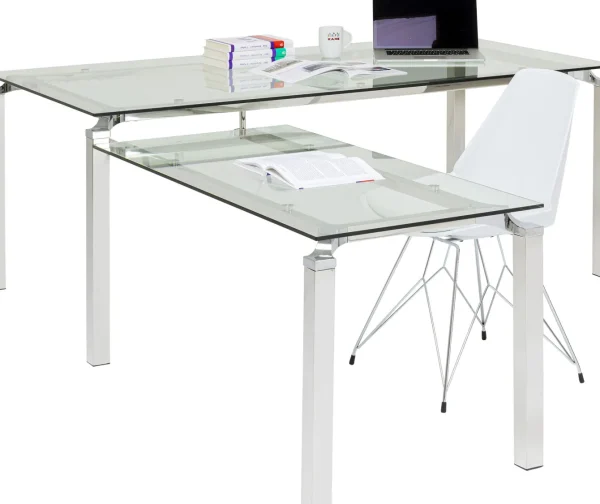 Scrivania D'angolo Lorenco Cromato 210x180cm - KARE